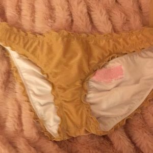 Gold Bikini Bottoms